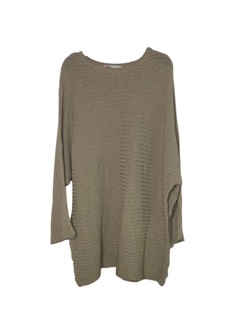 Free People Beach Imogene Knit Sweater Dolman Batwing Oversized Sz LG